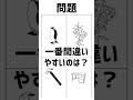 高齢者講習の認知機能検査で間違いやすいイラスト パターンB