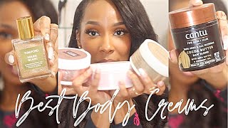 THE BEST BODY CREAMS AND BUTTERS + BODY OILS AND SHIMMER OILS | AFFORDABLE BODY CARE HAUL