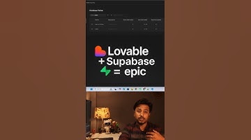 Forget React! Build Full Stack Apps Faster with Lovable + Supabase