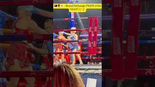Australia VS Japan Muay Thai: Brutal Exchange, fight of the night 🇦🇺🥊🇯🇵 #shorts #muaythai
