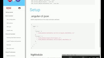 ANgular 2 Datatable