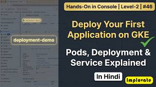 Famous 46 | Deploy Your First Application on GKE | Pods, Deployment & Service Explained | GCP Level-2 Profile