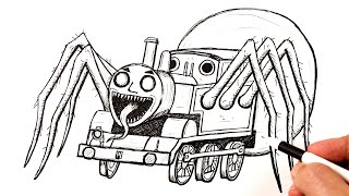 How to draw a Scary Thomas Exe