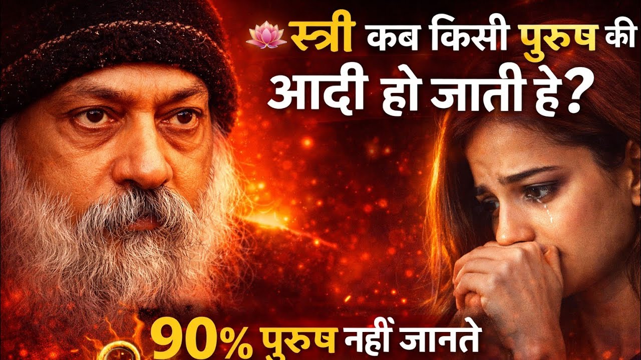 🌺 स्त्री पुरुष से सबसे ज्यादा कब आकर्षित होती है? Osho Hindi Pravachan, #osho 