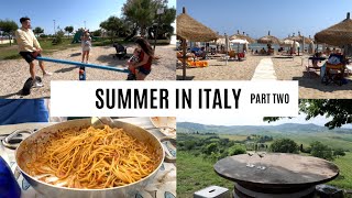 an Italian summer part II | silvi marina & montepulciano