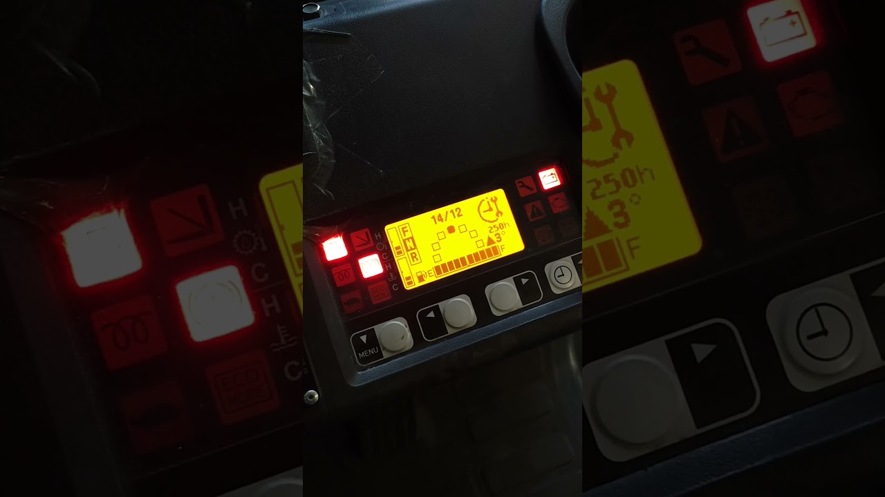 toyota forklift servicing alarm setting