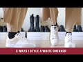 3 Ways I Style My White Sneakers