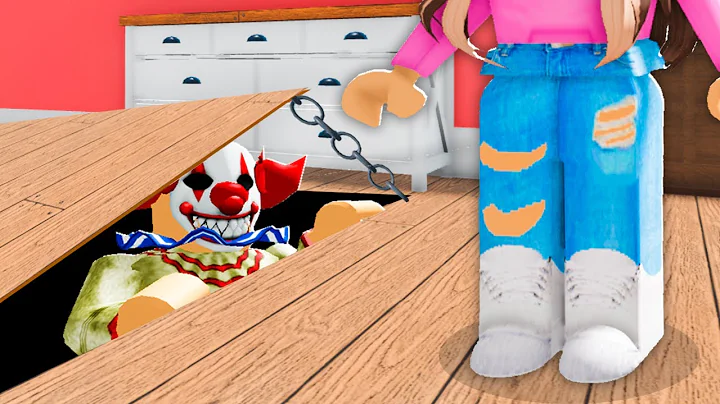 CREEPY Clown Lived UNDER My House! (Roblox)