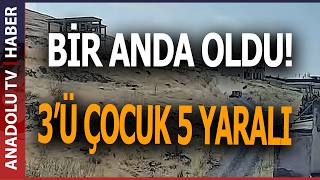 NEVŞEHİR’DE ÜÇ TEKERLEKLİ MOBILET DEVRİLDİ: 3’Ü ÇOCUK 5 YARALI