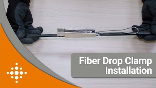 Fiber Drop Clamp Unboxing and Installation | FONCS