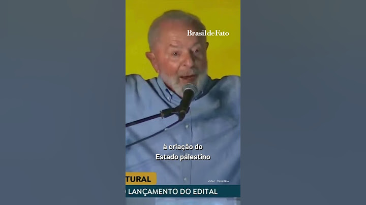 Lula volta a acusar Israel de genocídio contra a Palestina