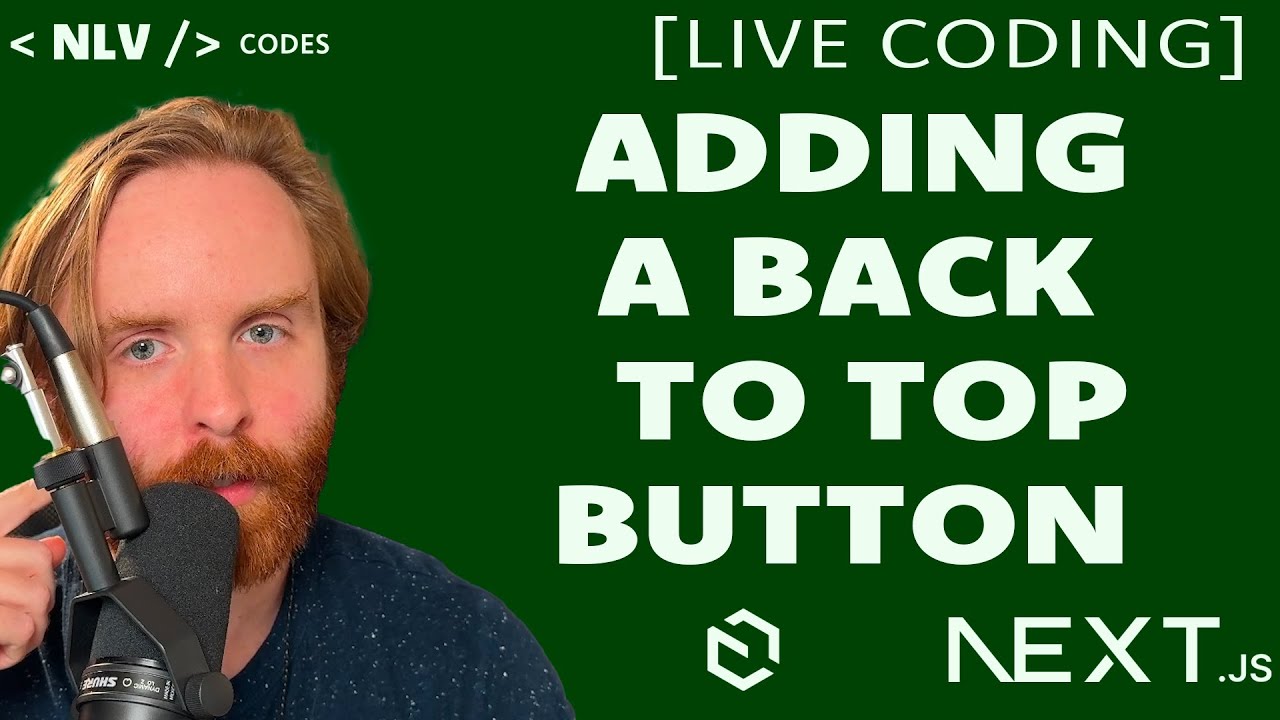 Adding a Sticky Scroll to Top Button [LIVE CODING WITH PAYLOAD CMS ...