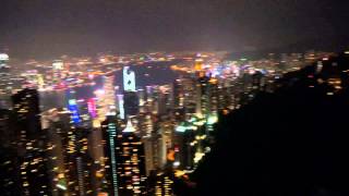 2014.11.02 hong kong night view at peak tower