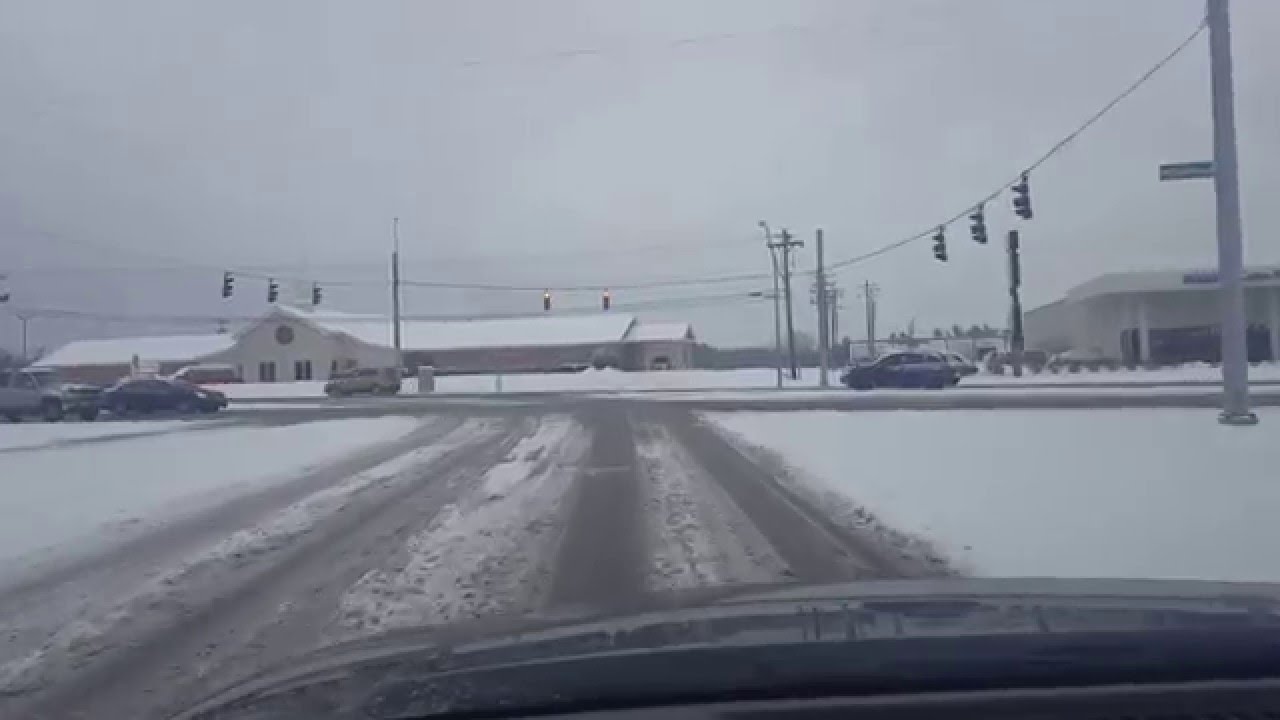 Primera Nevada Del 2016 Elizabethtown KY, Snow Storm In Kentucky YouTube