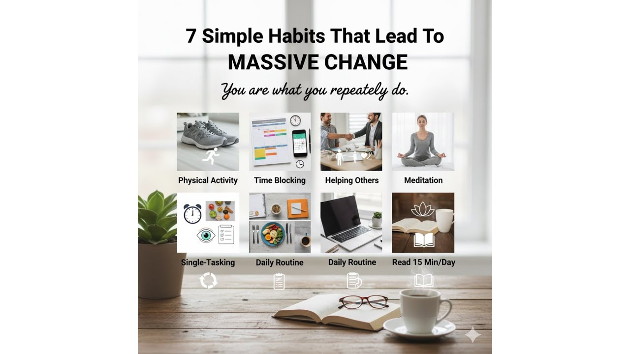 အပြောင်းအလဲ ကြီးကြီးမားမား ဖြစ်သွားစေမယ့် ပေါ့ပေါ့ပါးပါး အလေ့အကျင့် ၇ ခု (ဒေါက်တာဖြိုးသီဟ)