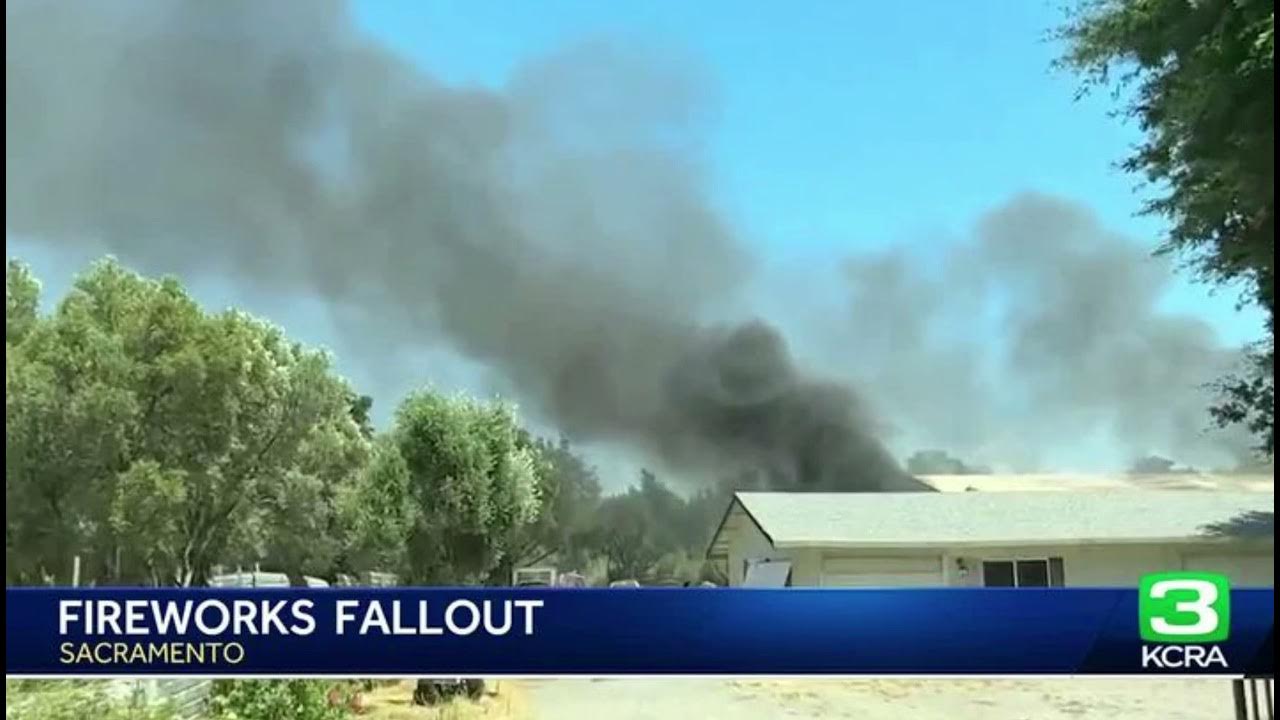Illegal Fireworks Ignite Widespread Wildfires Across Sacramento YouTube