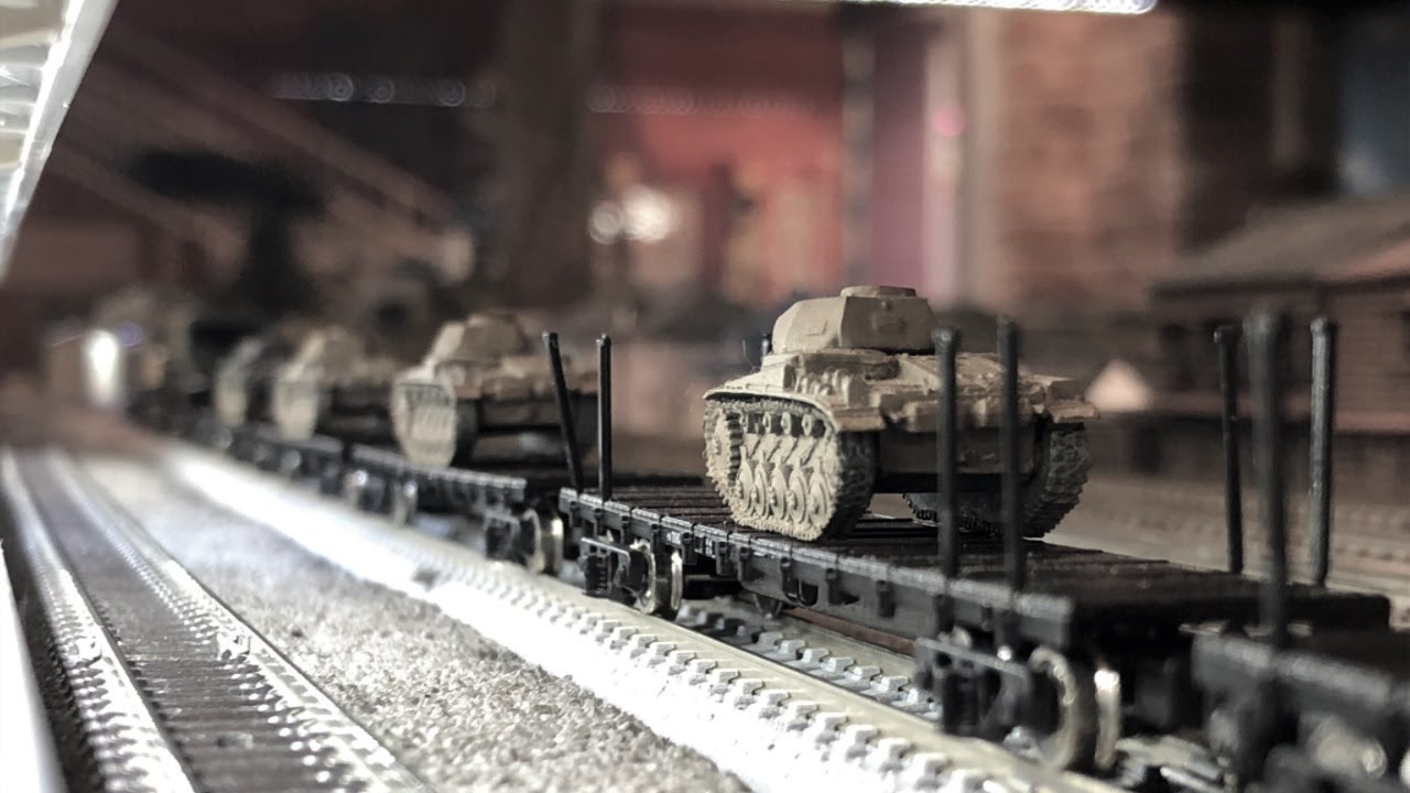 Nゲージ 自衛隊機材輸送列車(2009) 自作品