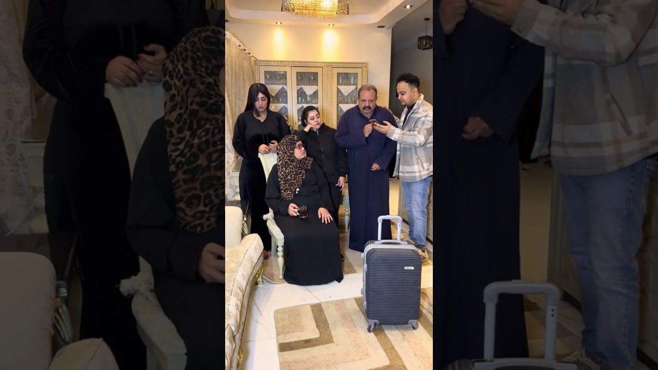 رجع من الشغل فجأة شااف مرااته بتعمل كده في اممه