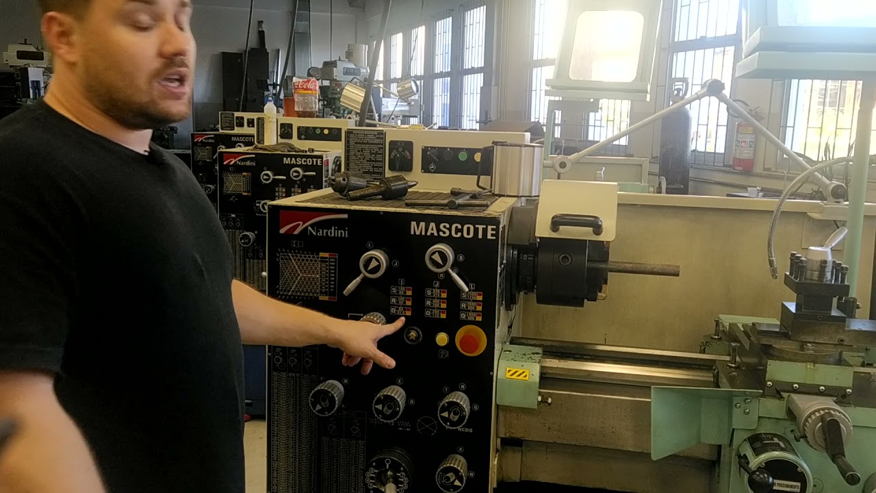 Acionamento e desligamento da máquina Nardini Mascote MS205