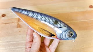 Lure painting | lets paint a threadfin shad
