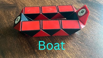 How to make’Boat’ pattern in snake cube.
