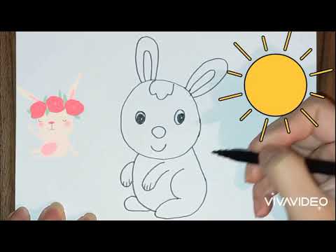 Dovşan/ dovşan şəkli çəkmək/ uşaqlar üçün rəsm/ drawing for kids/ take a rabbit picture #dovşan