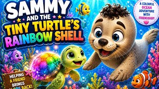 Sammy and the Tiny Turtle’s Rainbow Shell 🌈🐢 | Magical Ocean Adventure