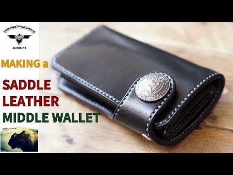 レザークラフト サドルレザーミドルウォレット製作 手縫い 革財布 Youtube レザークラフト サドルレザーミドルウォレット製作 手縫い 革財布 Youtube