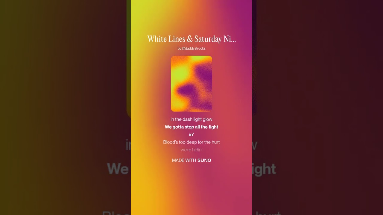 White Lines & Saturday Nights