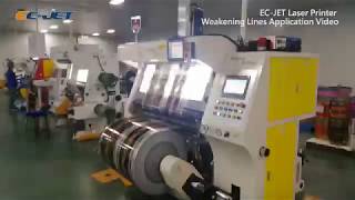 Weakening Line with EC-JET Laser Printer