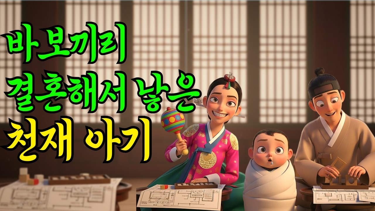 바보끼리 결혼해 낳은 관상보는 천재아이| 옛날이야기 | 야담 | 만담 | 전설 | 설화