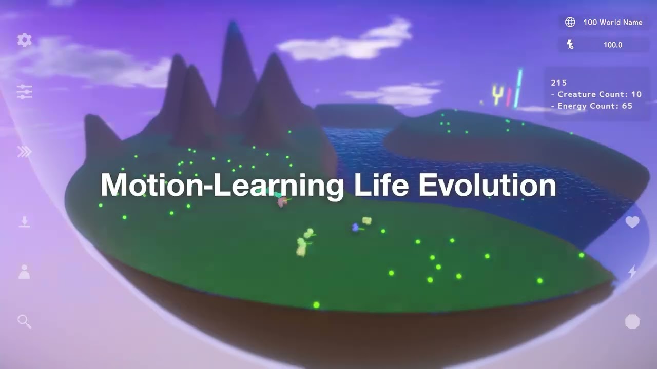 Anlife: Motion-Learning Life Evolution trailer