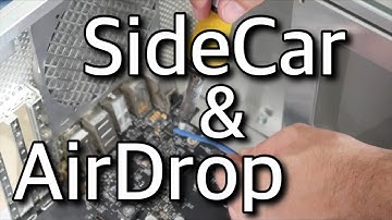 SideCar & AirDrop by upgrading WiFi & Bluetooth of the MacPro!