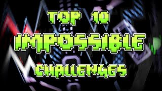 Top 10 Hardest Impossible Challenges in Geometry Dash (March 2024)