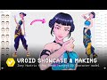 ☆Zoey Huntrix K-Pop Demon Hunters☆ 3D VTuber & VRChat Avatar Model Making【#VRoid Studio Speedsculpt】