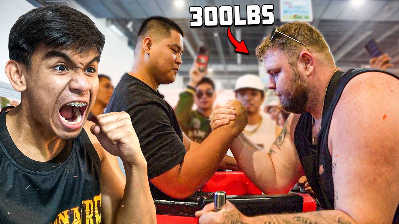 ARM WRESTLER VS INFLUENCERS!! - WINS P10,000