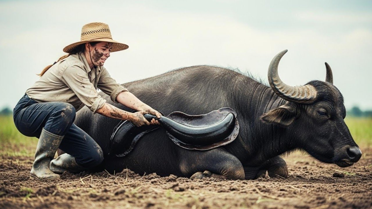 Heroic Team Saves Mother Buffalo from a Deadly Giant Leech Attack 🐃 | Wildlife Rescue Legends