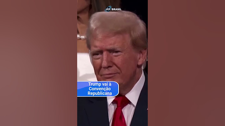 Com curativo na orelha, Trump faz primeira aparição pública após atentado | SBT Brasil (16/07/24)