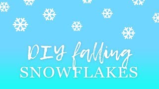☃️ How to Falling Snowflakes Overlay for Videos ☃️ Tutorial Jo Sunshine xx