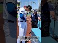 Shohei Ohtani is a very polite player#shoheiohtani#ohtani#baseball#MLB#japan