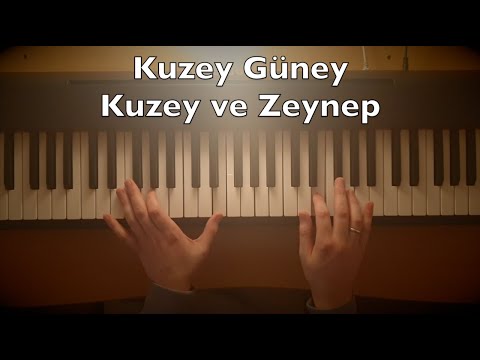 Kuzey Güney - Kuzey ve Zeynep Piano Tutorial (Toygar Işıklı, Dizi Müziği)