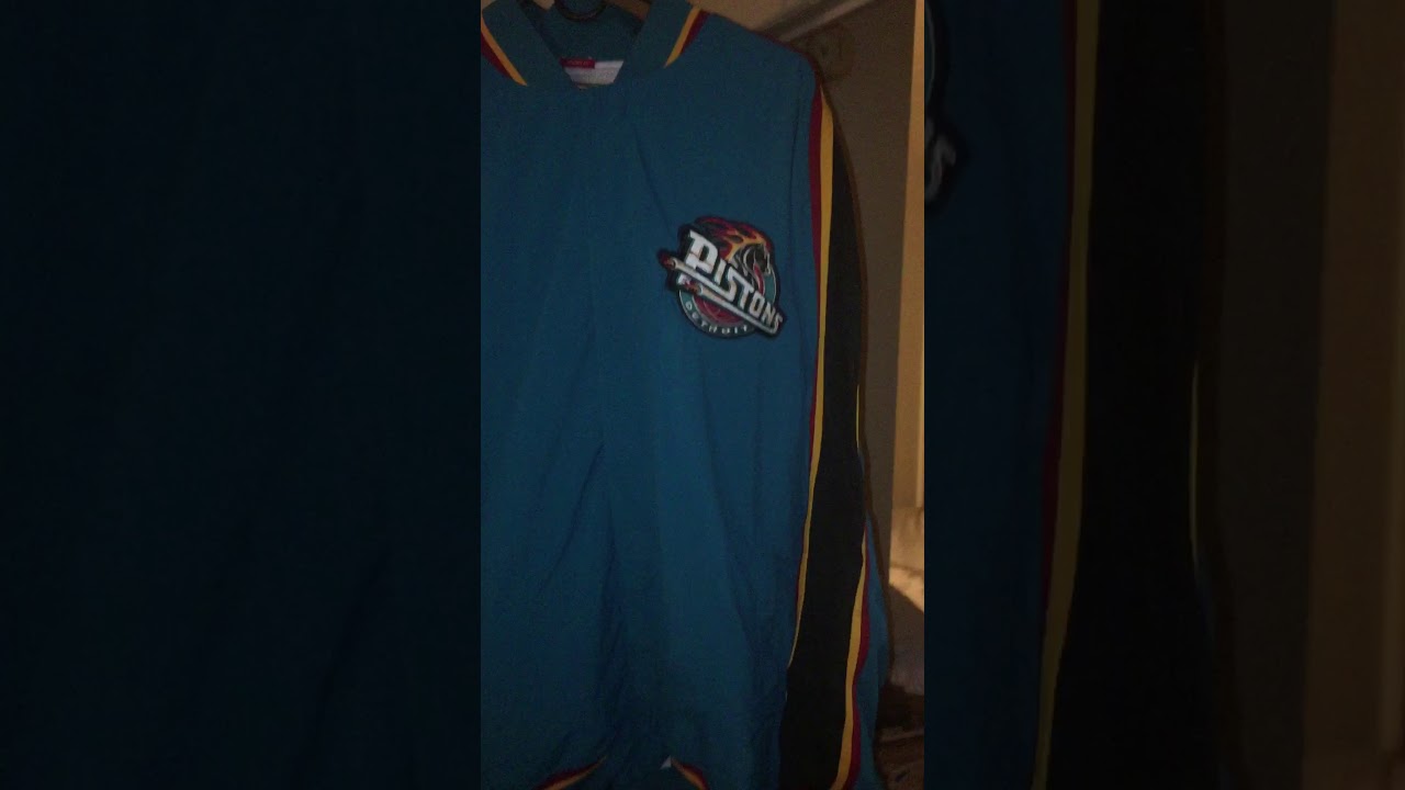 MITCHELL&NESS DETROIT PISTONS WARM UP JACKET 1997-98