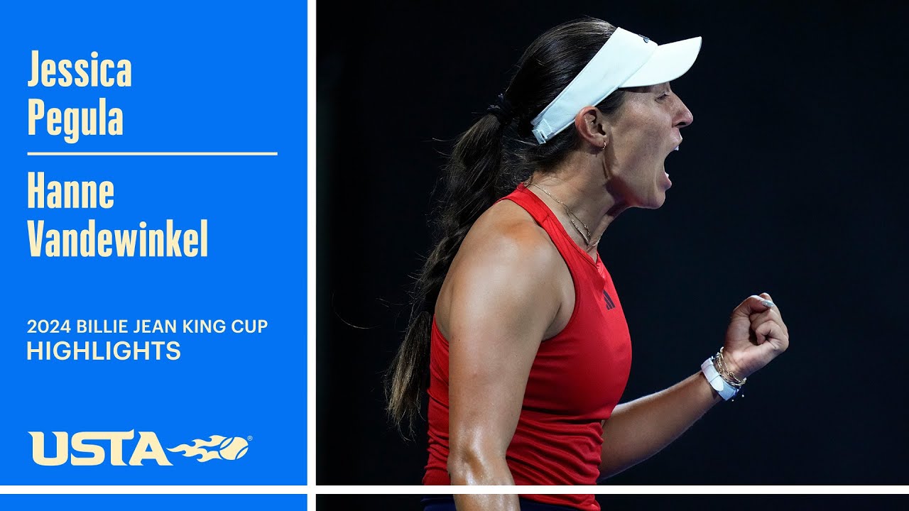 Jessica Pegula vs. Hanne Vandewinkel | 2024 Billie Jean King Cup Qualifiers