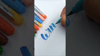 'Winter' calligraphy style. #shorts #calligraphy #relaxing #satisfying #trending
