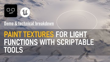 In-editor light function painting!