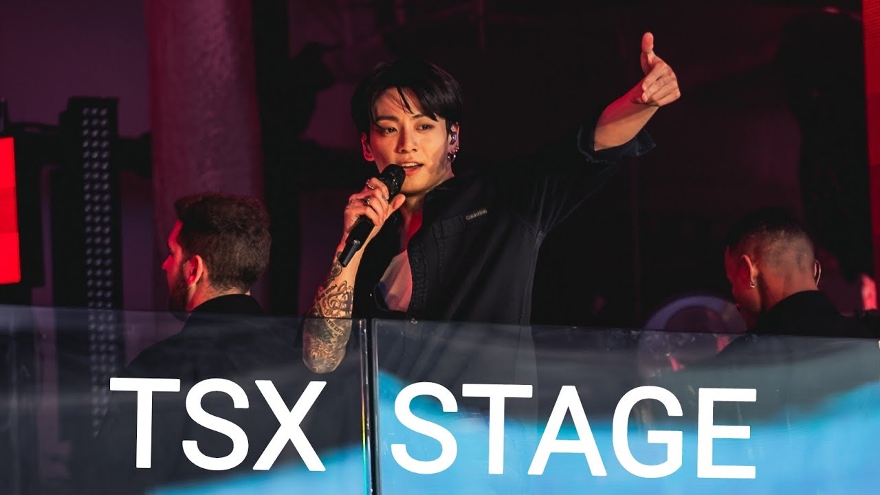 JUNGKOOK LIVE AT TSX Tシャツ Jungkook Live at TSX, Time Square (SNTY: Performance) The way he