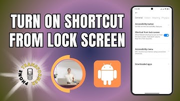 How to Turn on the Shortcut from Lock Screen on Android