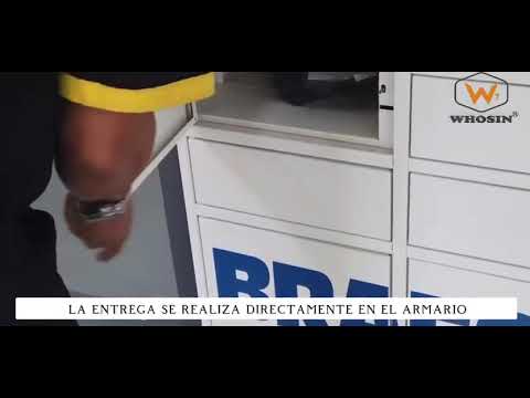 Demostración de Lockers Inteligentes Whosin en uso