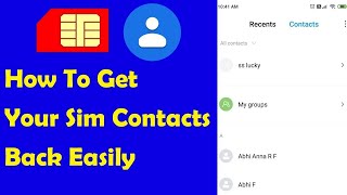 How To Get Your SIM Contacts Back Easily On Android Phone screenshot 4