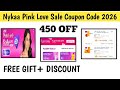 Nykaa Pink Love Sale 2026 Coupon Code || Nykaa Coupon Code 2026 || Nykaa Free Gifts + Discount